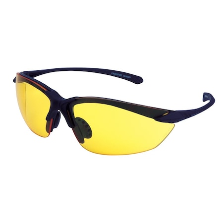 Sunbelt Safety Glasses, Sniper, Half Frame 1.62" x2.47" x5.51" A-B1SG925